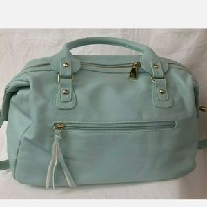 Nwt- Steve Madden mint faux leather handbag